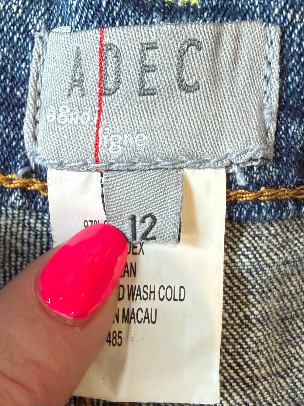 Phillipe Adec Vintage Luxury Classic Medium Wash Straight-Leg Jeans - Picture 7 of 11